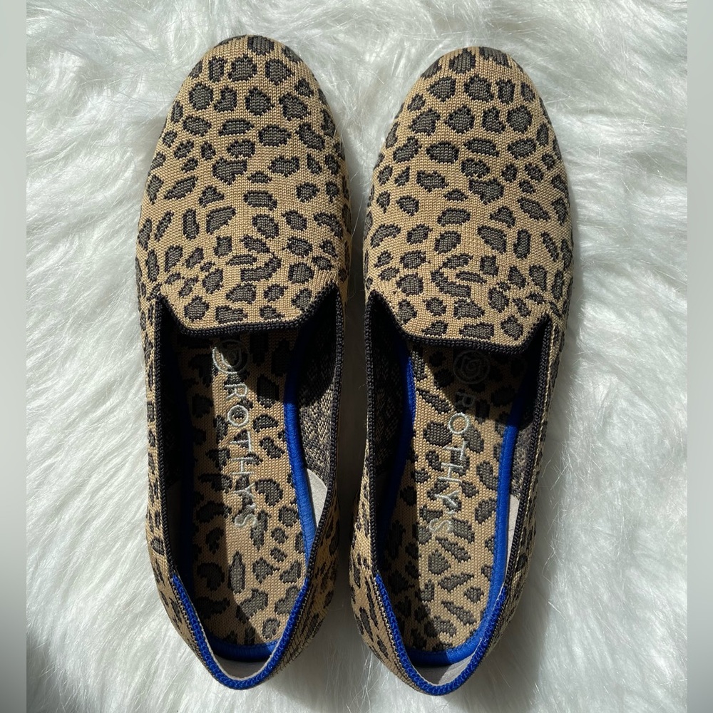 Rothys Size 7.5 Spotted Loafer - used, in very good condition
